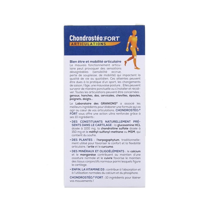 Chondrosteo Fort Articulations - 120 comprimés - Laboratoire des Granions