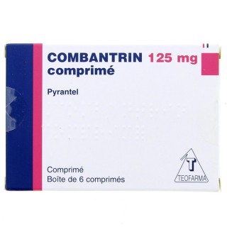 Combantrin 125 mg 6cpr - Médicament Vermifuge humain - IllicoPharma