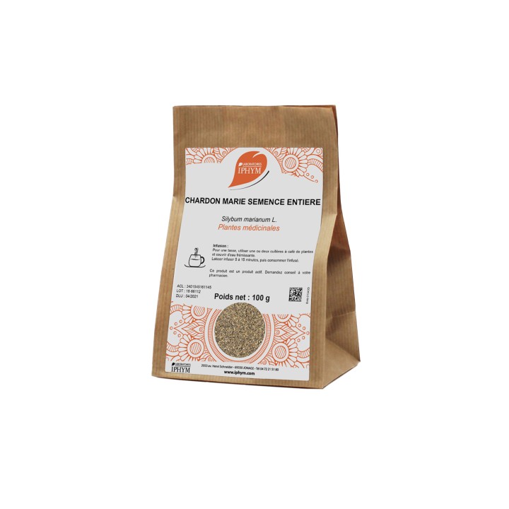 Tisane Chardon Marie plante Iphym - Digestion, transit - Pharmacie IllicoPharma