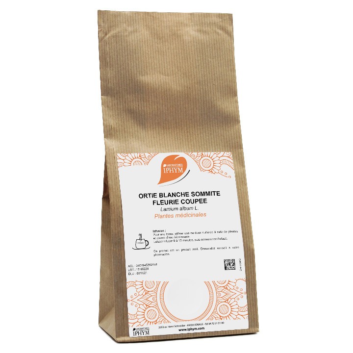 Tisane Ortie blanche Iphym - Dermatologie, cheveux, ongles - Pharmacie IllicoPharma