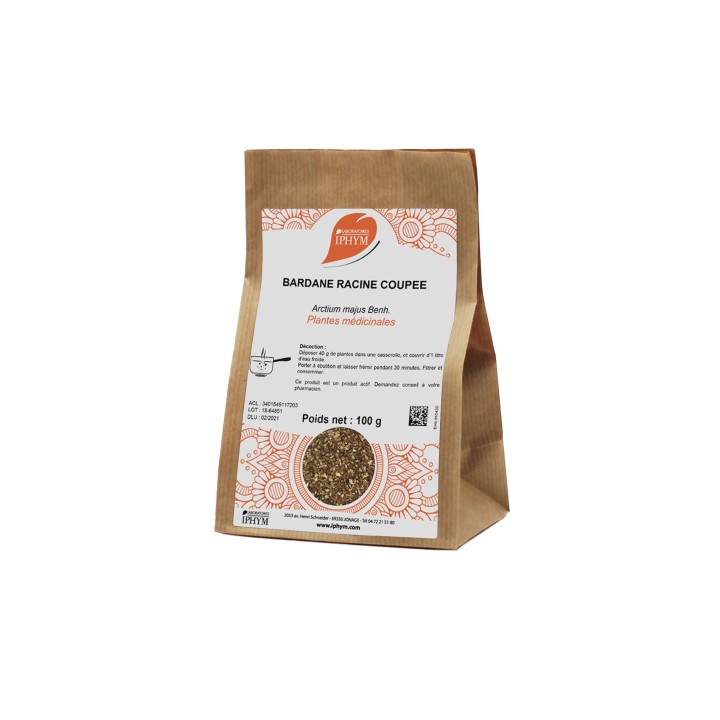Tisane racine de bardane Iphym - Dermatologie, cheveux, ongles - Pharmacie IllicoPharma