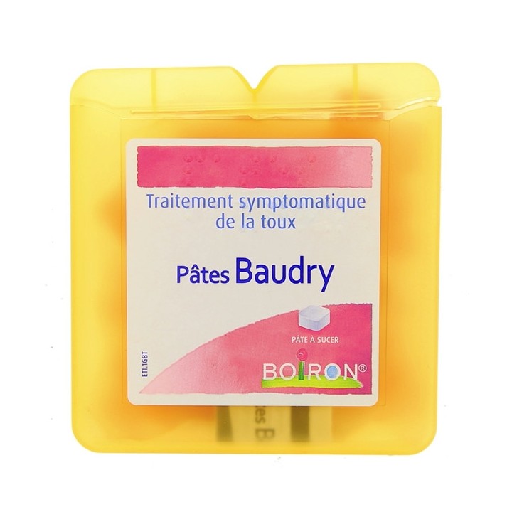 Pâtes pectorales Baudry 70g - Médicament homéopathique Boiron - IllicoPharma