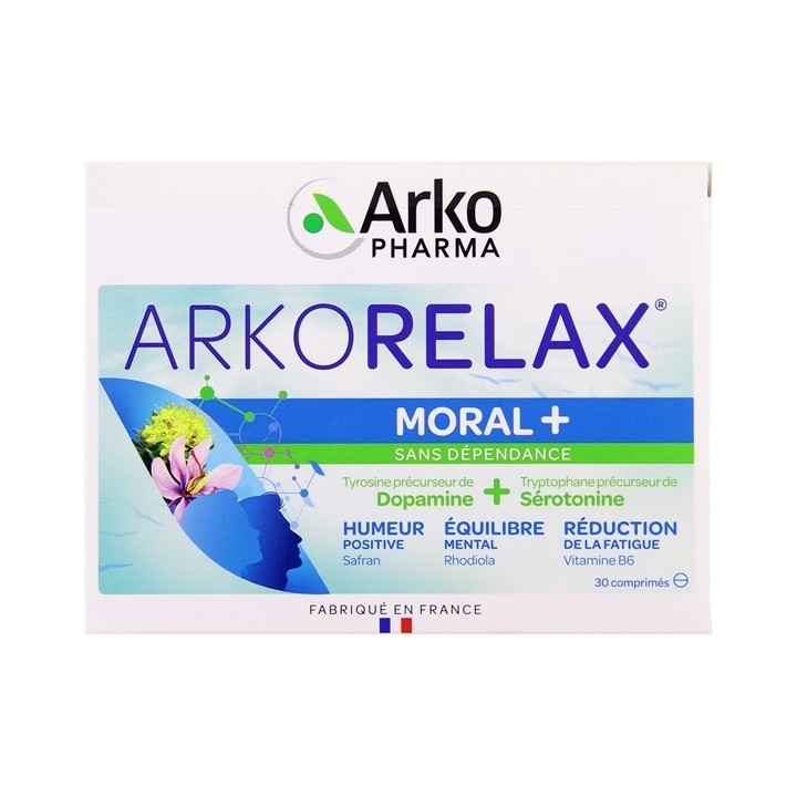 Arkorelax Moral+ - 30 comprimés - Arkopharma - IllicoPharma