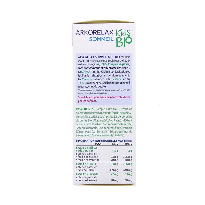 Arkorelax Sommeil Kids Bio - 100ml - Arkopharma - IllicoPharma