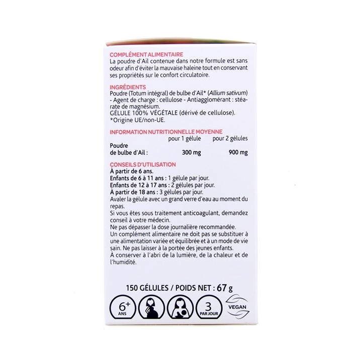 Arkogélules Ail - 150 gélules - Arkopharma- IllicoPharma