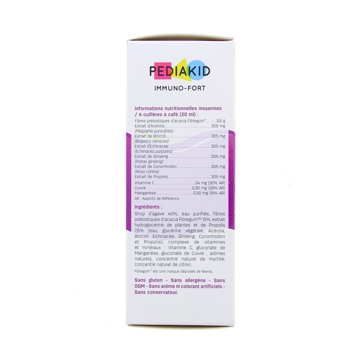 Pediakid Immuno Fort 125ml - Forme & vitalité 