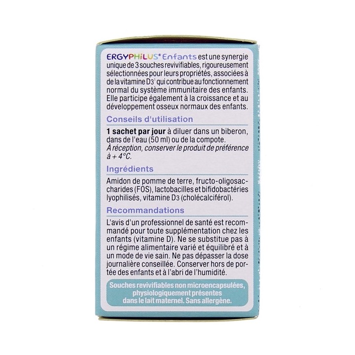 Ergyphilus Enfant - 14 sachets - Nutergia - Micronutrition - IllicoPharma