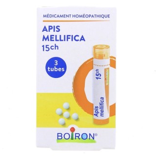 Apis Mellifica 15CH granules Boiron - 3 tubes