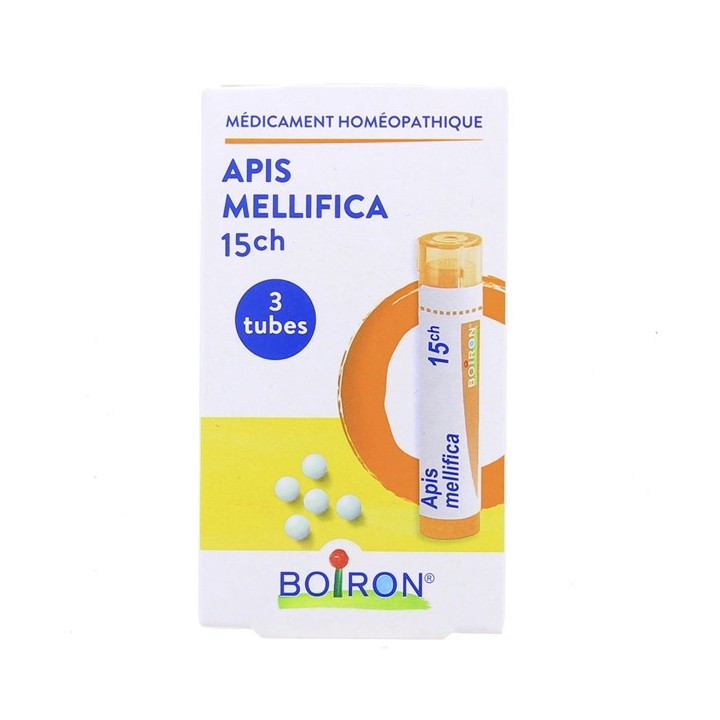Apis Mellifica 15CH granules Boiron - 3 tubes