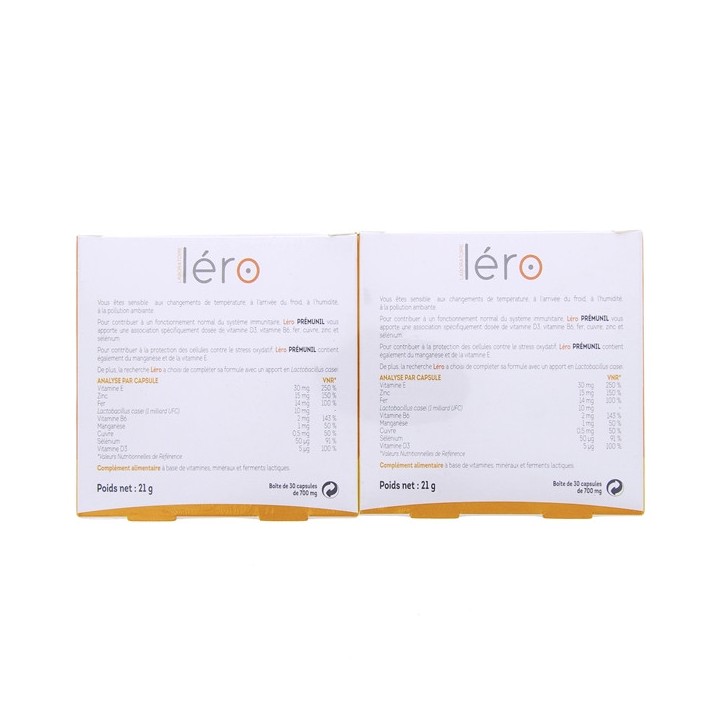 Léro Prémunil Système Immunitaire - 4x30 capsules dont 1 mois offert - IllicoPharma
