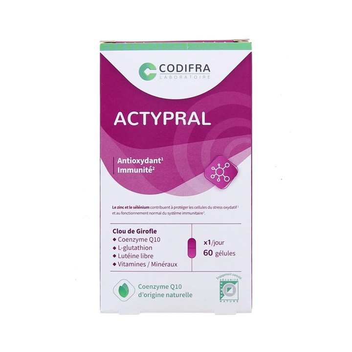 Actypral 60 gélules - Immunité & Vision - Pharmacie en ligne IllicoPharma