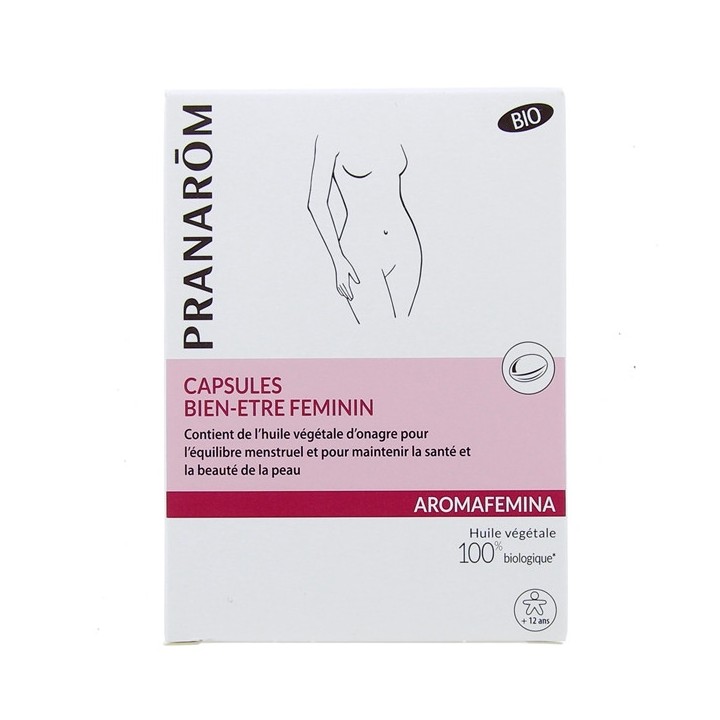 Aromafemina Capsules Bien-être Féminin Bio x30 - Pranarôm - IllicoPharma