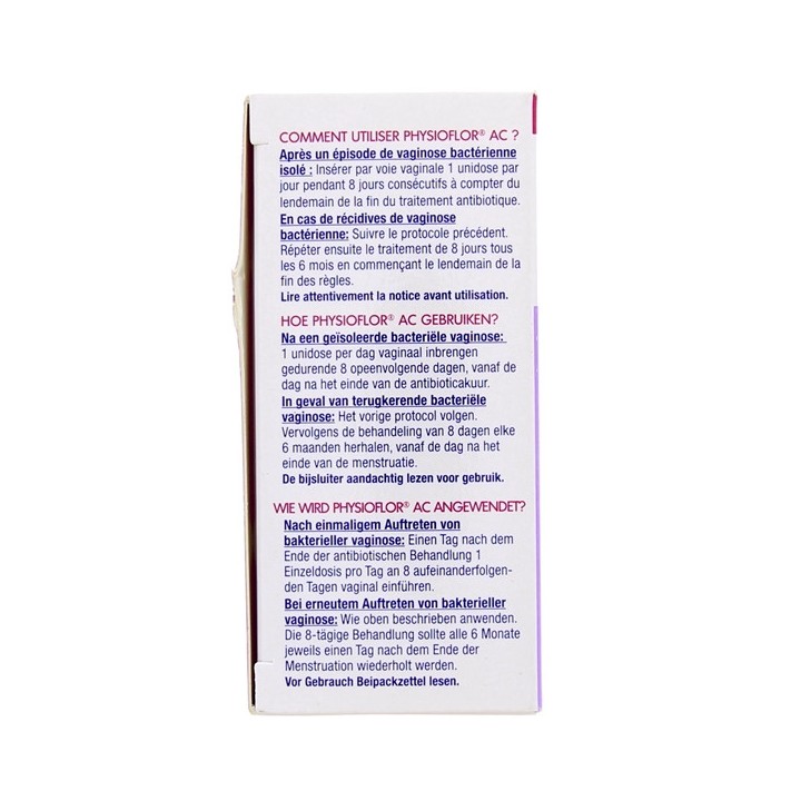 Physioflor Gel vaginal - 8 unidoses - En vente chez Illicopharma