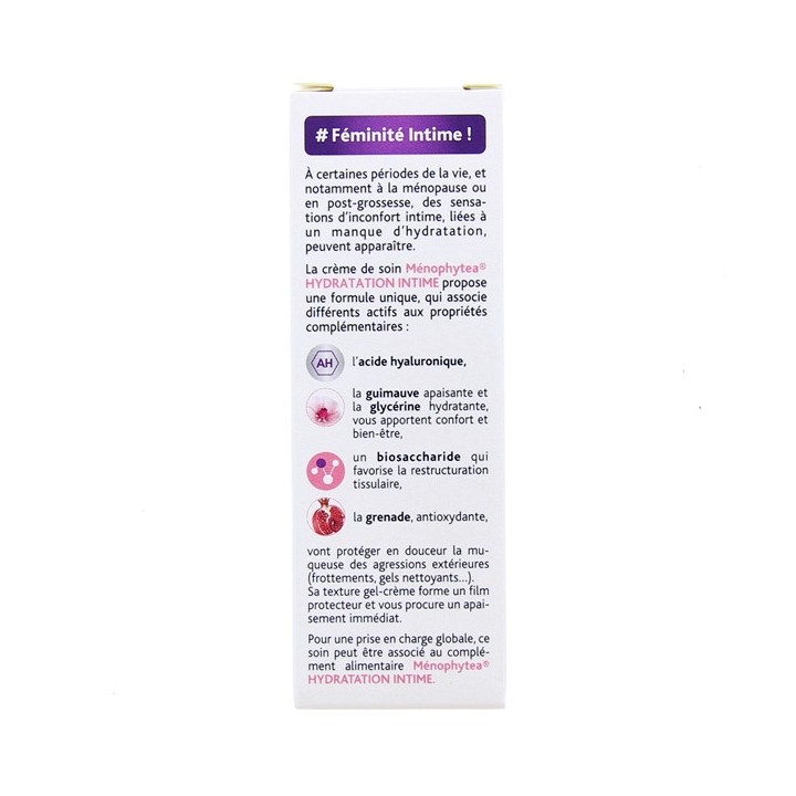 Menophytea Hydratation intime Crème de soin - Tube de 30ml - Nutreov - Pharmacie IllicoPharma