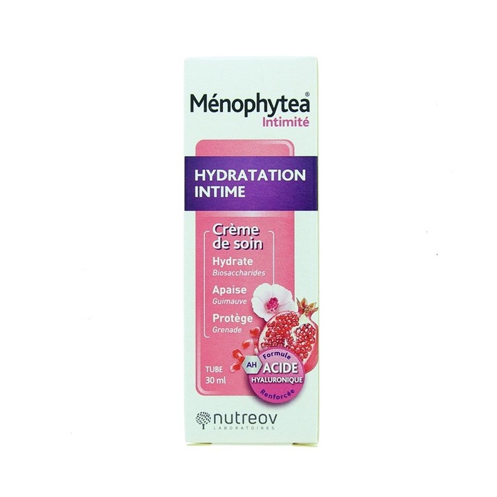Menophytea Hydratation intime Crème de soin - Tube de 30ml - Nutreov - Pharmacie IllicoPharma