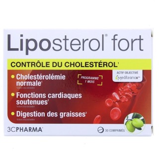Liposterol 30 comprimés - 3C Pharma - Troubles féminins et masculins - Pharmacie en ligne IllicoPharma
