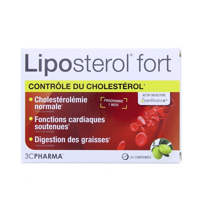 Liposterol 30 comprimés - 3C Pharma - Troubles féminins et masculins - Pharmacie en ligne IllicoPharma