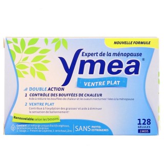 Ymea Ménopause Ventre Plat - 128 gélules - IllicoPharma