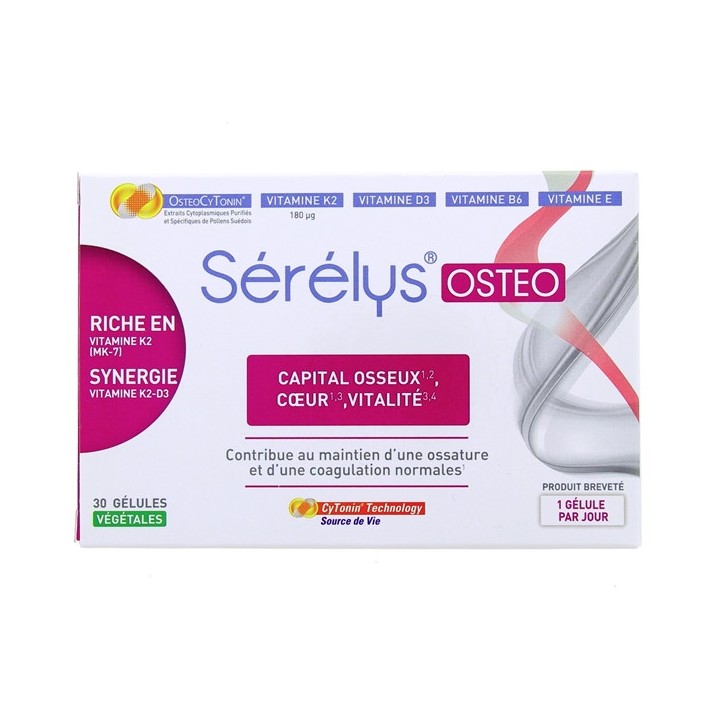 Sérélys Osteo - 30 gélules - IllicoPharma