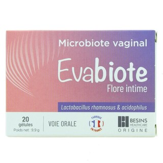 Evabiote Flore intime Microbiote Vaginal - 20 gélules - Besins - IllicoPharma