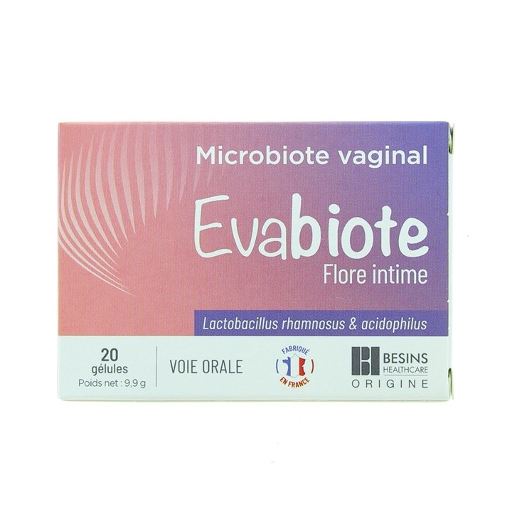 Evabiote Flore intime Microbiote Vaginal - 20 gélules - Besins - IllicoPharma