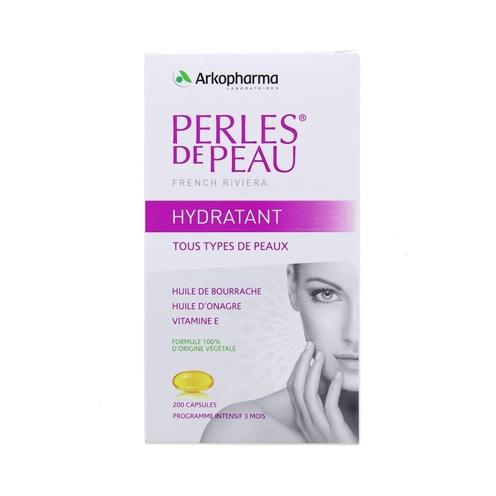 Perles de peau Hydratant - 200 capsules - Arkopharma - IllicoPharma