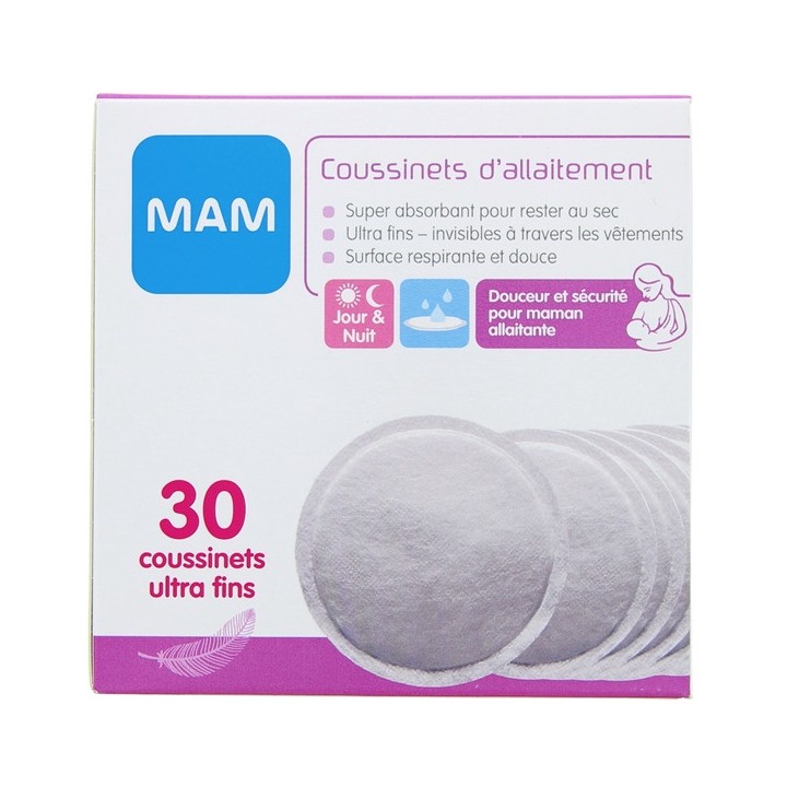 Coussinet d'allaitement - Boîte de 30 - MAM