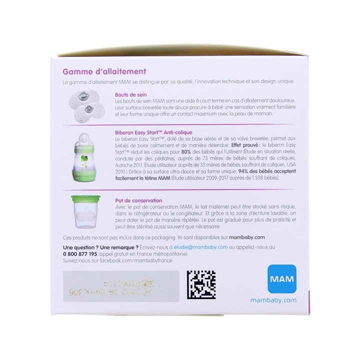 Coussinet d'allaitement - Boîte de 30 - MAM