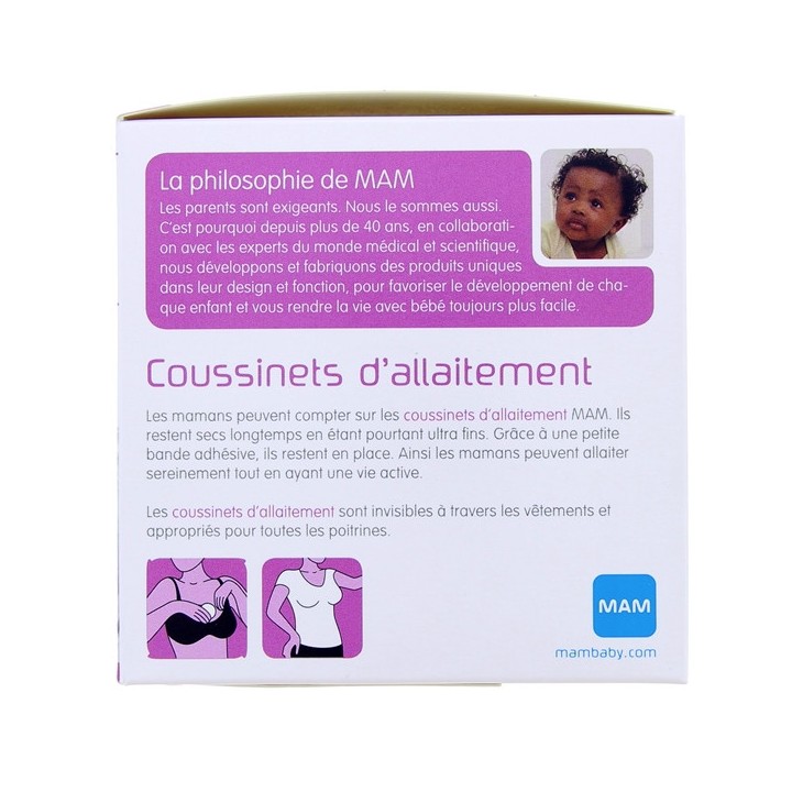 Coussinet d'allaitement - Boîte de 30 - MAM