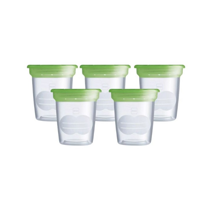 Pot de conservation - 5 pots de 120ml - MAM - Accessoires bébé - Pharmacie en ligne IllicoPharma