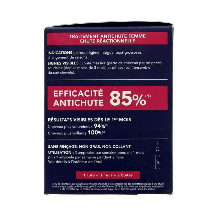 Phytocyane Traitement antichute réactionnelle femme - 12 ampoules - Phyto - IllicoPharma