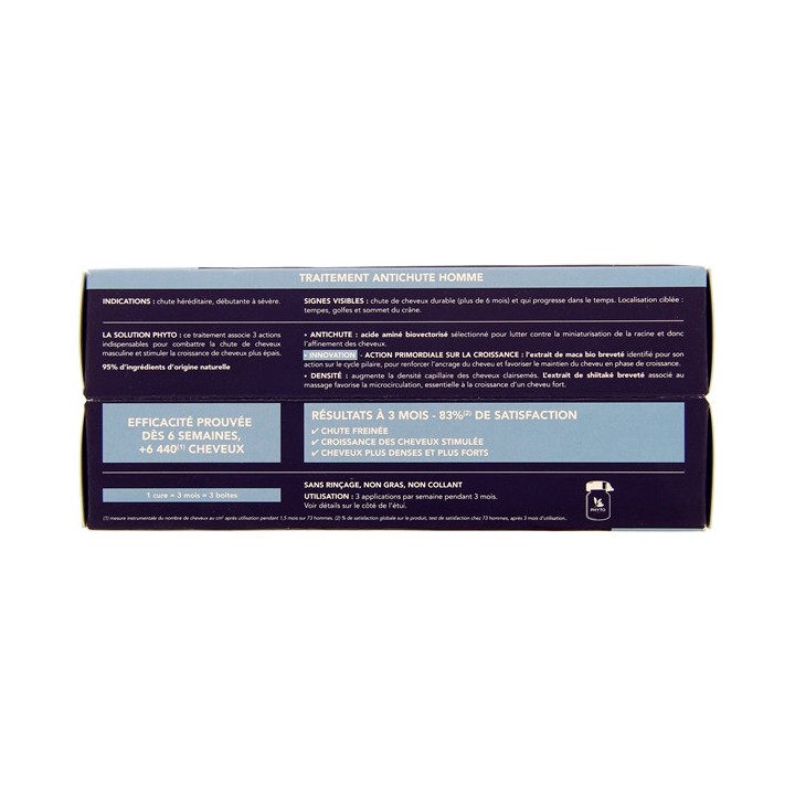 Phytocyane Men Traitement antichute sévère Homme - 12 fioles - Phyto - IllicoPharma