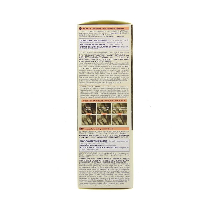 Phytocolor N°8.1 Blond Clair Cendré Coloration Permanente - Phyto - IllicoPharma