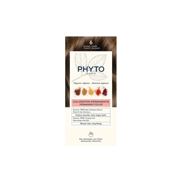Phytocolor N°6 Blond Foncé Kit coloration permanente - Phyto - IllicoPharma