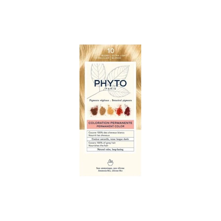 Phytocolor N°10 Blond Extra Clair Kit coloration permanente - Phyto - IllicoPharma