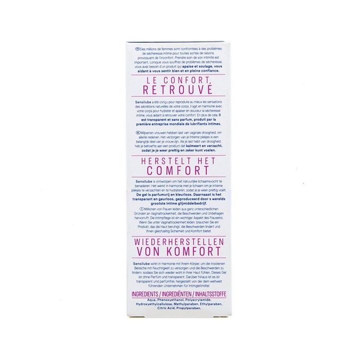 Sensilube lubrifiant intime - Gels, lubrifiants - e-pharmacie IllicoPharma