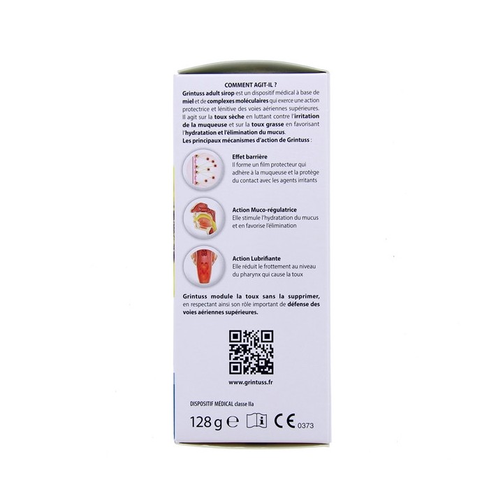 Grintuss sirop adulte 128g - Aboca - IllicoPharma