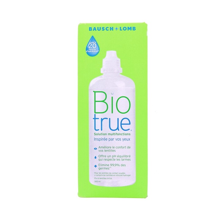 Biotrue solution multifonctions lentilles 300ml - Bausch & Lomb - Pharmacie en ligne IllicoPharma