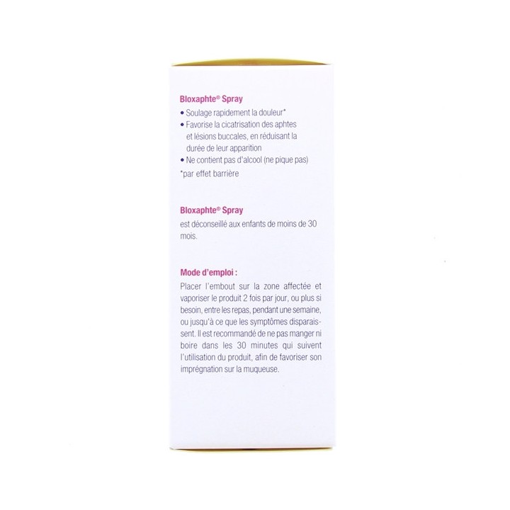 Bloxaphte spray adulte 20ml - Bausch & Lomb - Maux de bouche - Pharmacie en ligne IllicoPharma