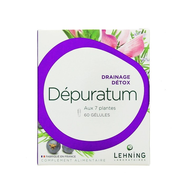 Depuratum Drainage Detox - Lehning - 60 gélules