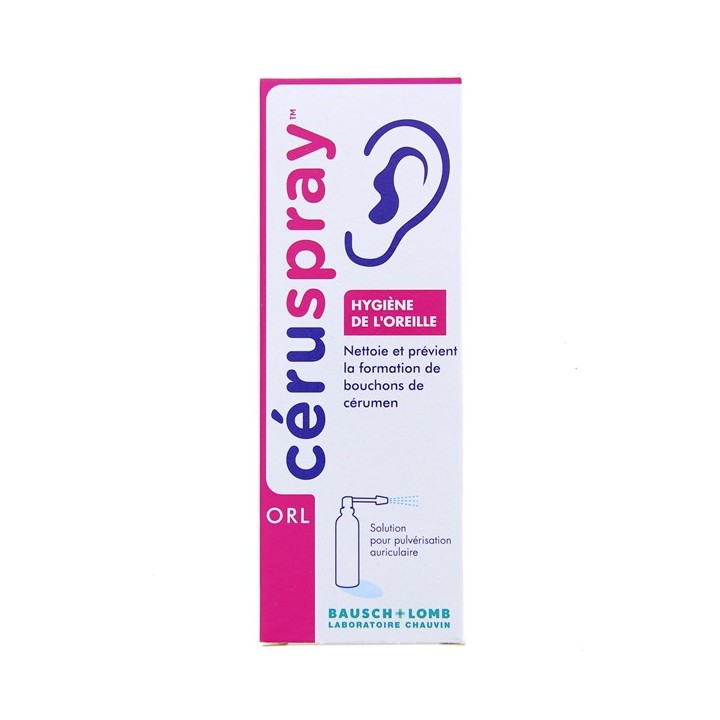 Ceruspray Hygiène de l'oreille 50ml - Bausch & Lomb - IllicoPharma