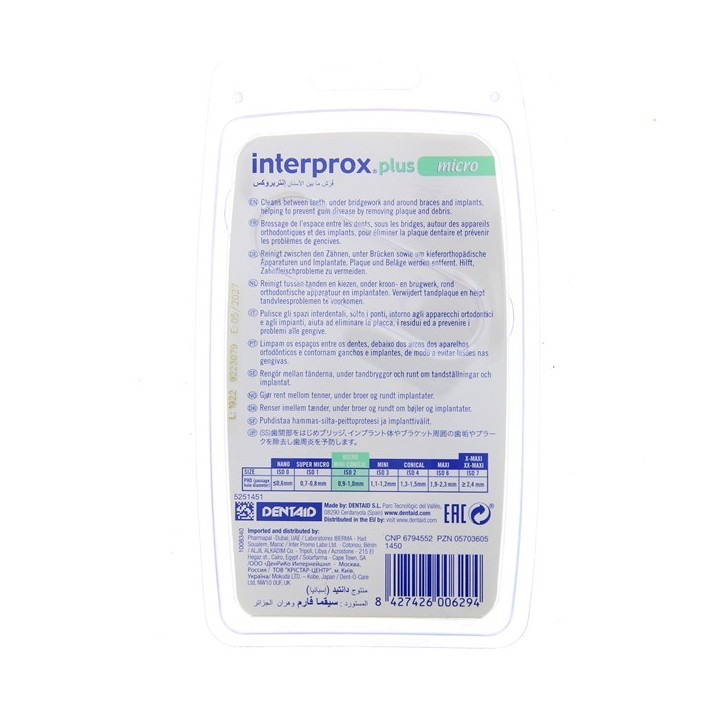 Interprox Plus Micro - 6 brossettes - Crinex - IllicoPharma