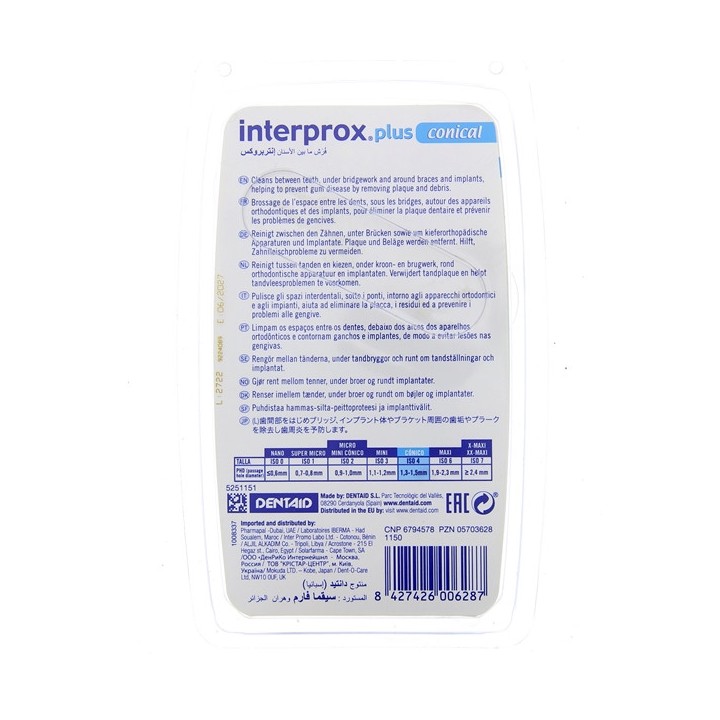 Interprox Plus Conical - 6 brossettes - Crinex - IllicoPharma