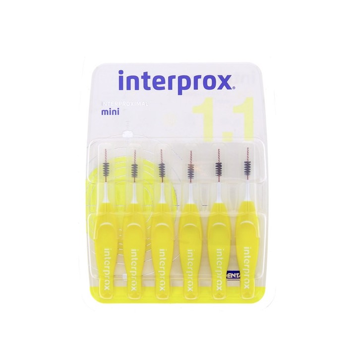 Interprox Mini 1,1 mm - 6 brossettes - Crinex - IllicoPharma