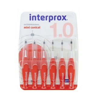 Interprox Mini Conical 1,0 mm - 6 brossettes - Crinex - IllicoPharma