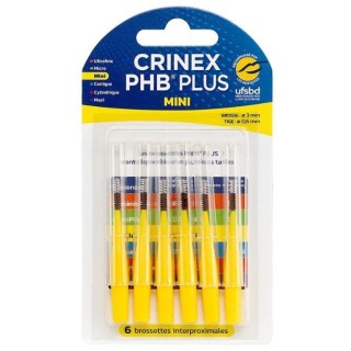 PHB Plus Mini - 6 brossettes interproximales - Crinex - IllicoPharma