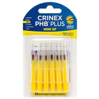 PHB Plus Mini GF - 12 brossettes interproximales - Crinex - IllicoPharma