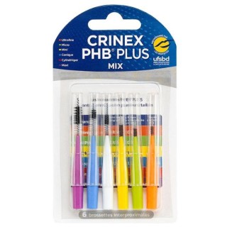 PHB Plus Mix - 6 brossettes interproximales - Crinex - IllicoPharma