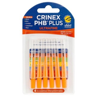 PHB Plus Ultrafine - 6 brossettes interproximales - Crinex - IllicoPharma
