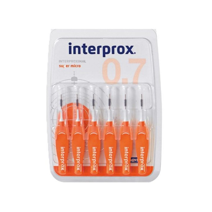 Interprox Super Micro 0,7 mm - 6 brossettes - Crinex - IllicoPharma
